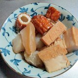 厚揚げと竹輪の煮物